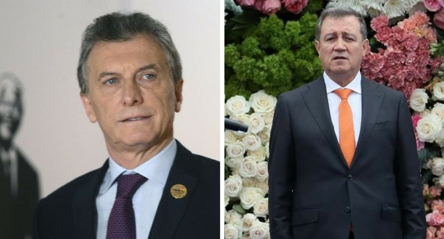 Mauricio Macri y Ernesto Macías