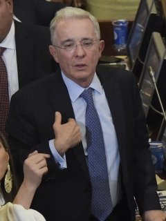 Álvaro Uribe y bancada Centro Democrático