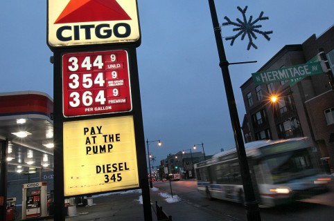 Estación de gasolina de Citgo en Chicago (EE.UU.)