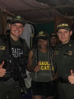 La Policía colombiana rescató hoy a Sara Rosmery Largacha