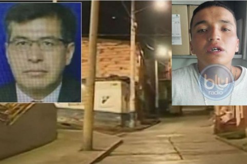 Álvaro Torres Murcia, víctima, y Jhon Anderson Medina Camacho, presunto asesino