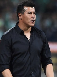 Jorge Almirón y 'Pacho' Vélez