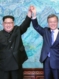 Kim Jong-un y Moon Jae-in