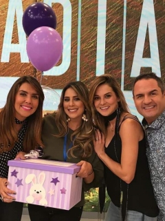 Mónica Rodríguez, Carolina Soto, Catalina Gómez y Mauricio Vélez, presentadores.