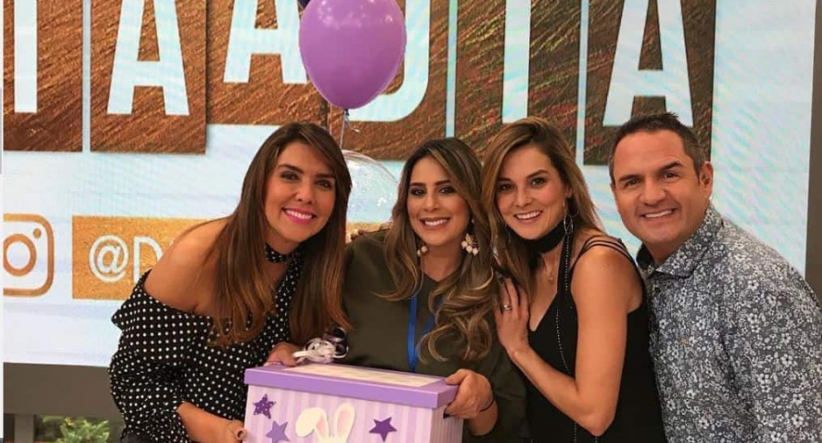 Mónica Rodríguez, Carolina Soto, Catalina Gómez y Mauricio Vélez, presentadores.