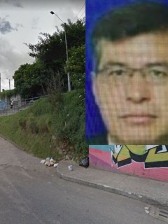 Callejón del barrio La Paz al que entró Álvaro Torres (recuadro) en su carro y del que salió muerto