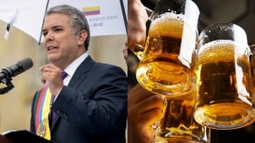 Collage Iván Duque Cervezas
