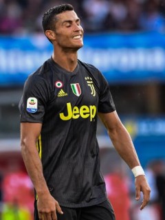 Cristiano Ronaldo, en su debut con la Juventus