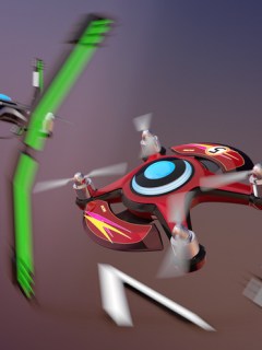 Carrera de drones