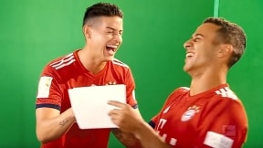 James Rodríguez y Thiago Alcántara