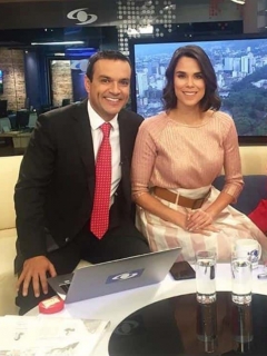 Juan Diego Alvira, Andreina Solórzano y Catalina Gómez, presentadores.