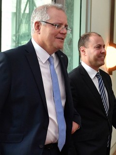 Scott Morrison y Josh Frydenberg