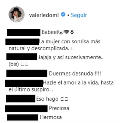 Comentarios post Valerie Domínguez