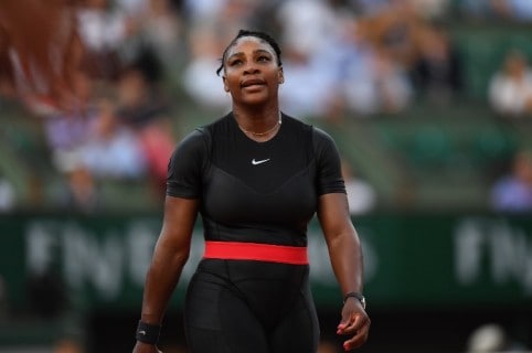 Serena Williams con su traje de 'Black Panther'