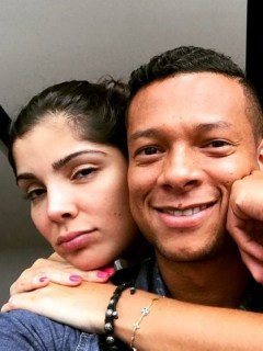 Andreína Fiallo y Fredy Guarín
