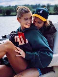 Hailey Baldwin y Justin Bieber