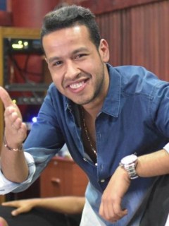 Martín Elías, cantante, y Rolando Ochoa, acordeonero.