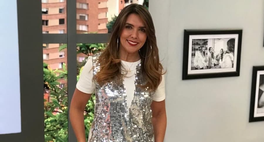 Mónica Rodríguez, presentadora.