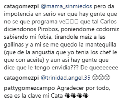 Comentarios Catalina Gómez