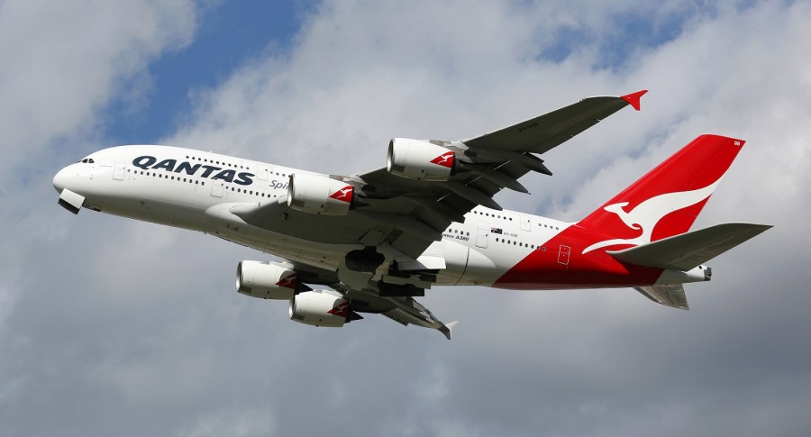Avión de Qantas Airways