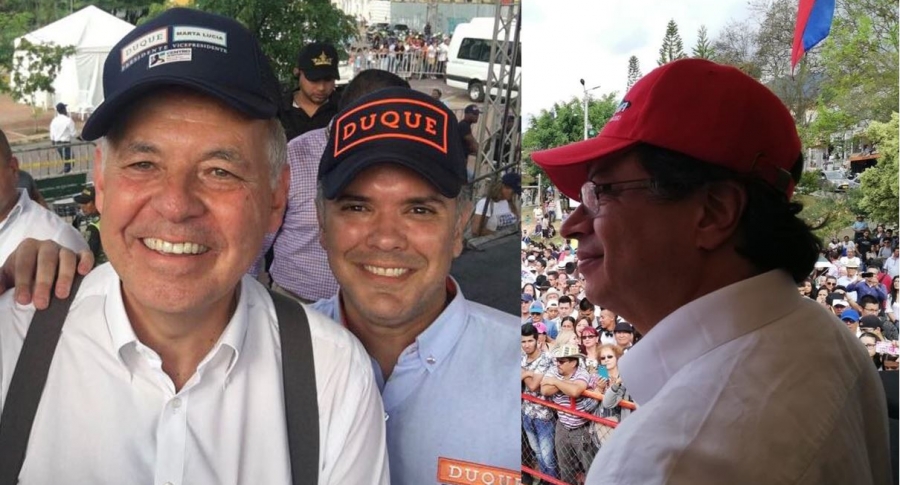 Alejandro Ordóñez, Iván Duque y Gustavo Petro