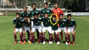 Alex Alcalá con la Selección Sub 15 de México