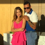 Sara Uribe, presentadora, y Fredy Guarín, futbolista.