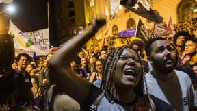 Protestas en Río de Janeiro