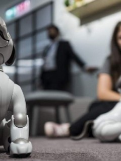 Perro robot en la Feria IFA 2018