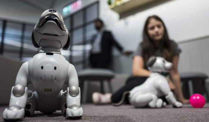 Perro robot en la Feria IFA 2018
