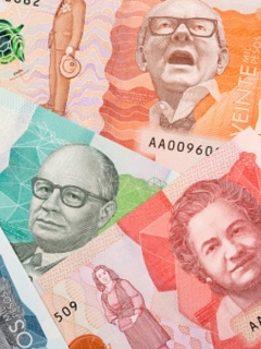 Nuevos billetes colombianos