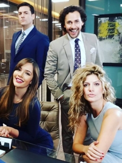 Luciano D'Alessandro, Lina Tejeiro, Rodrigo Candamil, Iván López y Mabel Moreno.