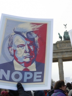 Manifestación contra Donald Trump