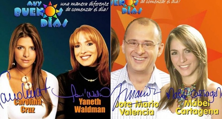 Carolina Cruz, Yaneth Waldman, Jota Mario Valencia y Mabel Cartagena, presentadores.1