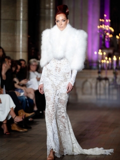 Modelo en pasarela
