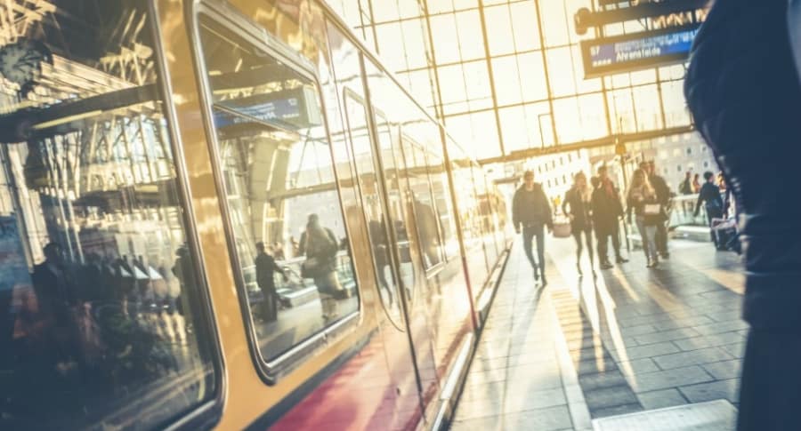 Estación de metro en Alemania.