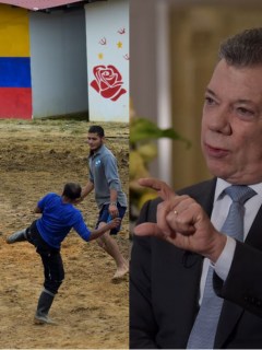 ETCR y Juan Manuel Santos