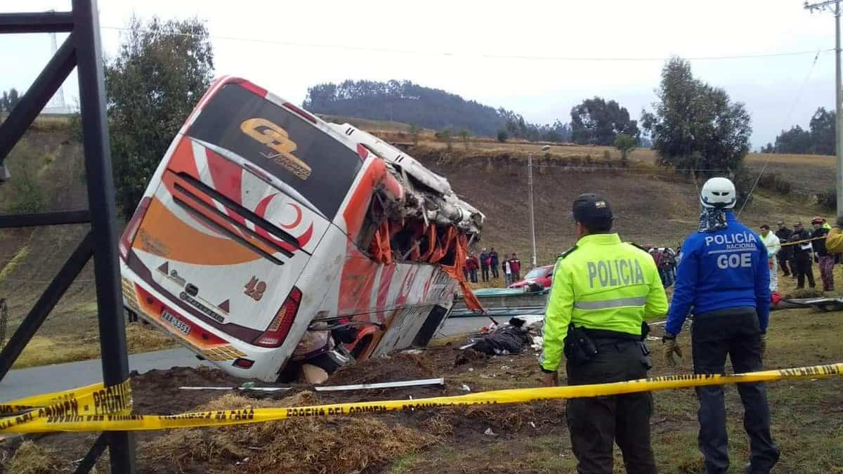 Accidente de tránsito en Ecuador