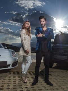 Carolina Ramírez y Carlos Torres, protagonistas de 'La reina del flow'