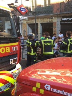 Incidente en el metro de Madrid