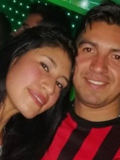 Carmen González Granados y su esposo Maicol Hurtado