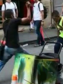 Agresión hermanos en Cali