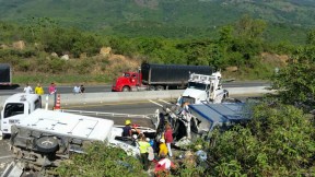 Accidente vía Guaduas-Puerto Salgar (Cundinamarca)