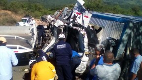 Accidente vía Guaduas-Puerto Salgar