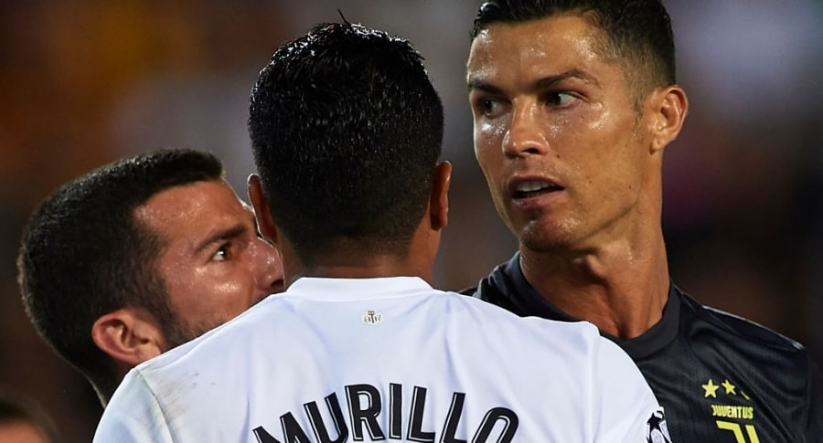 Cristiano Ronaldo y Jeison Murillo