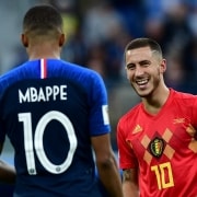 Kylian Mbappe y Eden Hazard
