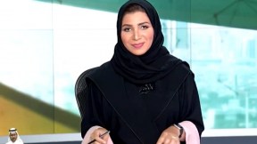 Presentadora árabe