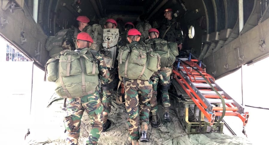 Militares venezolanos