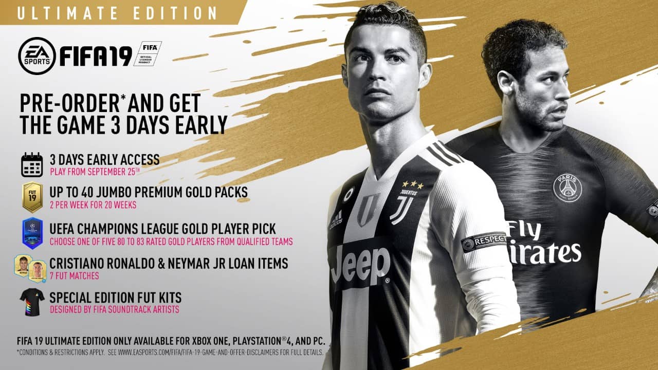 FIFA 19 edición Ultimate