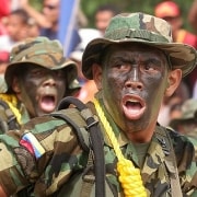 Militares venezolanos